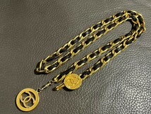 CHANEL シャネル ゴールド ココマーク ヴィンテージ アクセサリー チェーンベルト_画像1