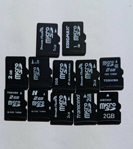 ◎中古◎認識確認済☆ microSDカードおまとめ12枚セット○容量色々○マイクロSDカード 