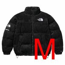 【M】 新品 Supreme The North Face Suede Nuptse Jacket Black シュプリーム ザ ノースフェイス スウェード ヌプシ ブラック 日本未発売_画像1