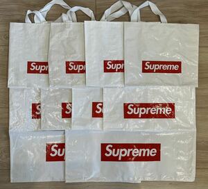 Supreme ショッパー 10枚セット 小4枚 中4枚 大2枚 ショップバッグ エコバッグ トートバッグ ノベルティ