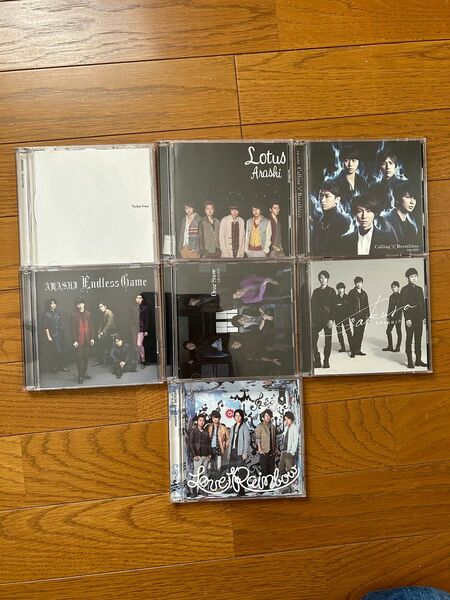 嵐　 シングルCD +DVD初回盤　７枚セット 