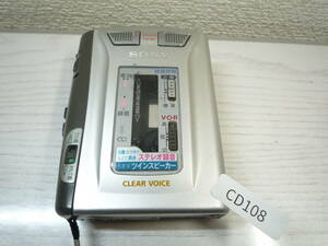 CD108　SONY TCS-60 カセットレコーダー ジャンク品