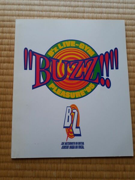 B'zコンサートパンフレット LIVE GYM PLEASURE 95 BUZZ 