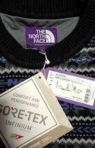 【2023SS】THE NORTH FACE PURPLE LAVEL ザ・ノースフェイス・パー NT6300N GORE-TEX INFINIUM Fair Isle Sweater フェアアイル セーター_画像9