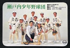 ポケットカレンダー　夏目雅子　瀬戸内少年野球団　1984年　昭和59年