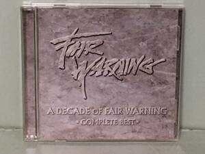 FAIR WARNING フェア・ウォーニング / ア・ディケイド・オブ・フェア・ウォーニング　国内盤2枚組CD ボーナス・トラック3曲収録