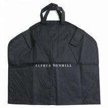 美品△正規品 dunhill ダンヒル ラムスキン スウェードレザー WZIP ジャケット スタンドカラー ネイビー S メンズ 伊製 ガーメント付き◎_画像9