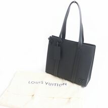 未使用品□LOUIS VUITTON/ルイヴィトン M57308 LVアエログラム テイクオフ グレインカーフ レザートートバッグ/ショルダーバッグ ブラック_画像2