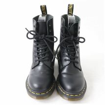 【ドンドン見直し】極美品☆Dr.Martens ドクターマーチン CLEMENCY クレメンシー 8ホール レースアップ レザー ブーツ 黒 UK3 レディース_画像3