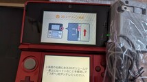 3DS フレアレッド 本体 タッチペン 充電器 付き_画像3