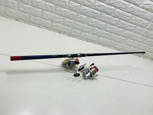 n29★1円～★海釣り 竿 ロッド リール 潮島 海上釣堀 オク 3-300P AERNOS XT 4000 シマノ SHIMANO まとめてセット現状品