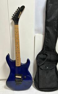 クレーマー　KRAMER Neptune.NJ USA エレキギター　 全長約:101cm ソフトケース付き　ジャンク品　現状販売