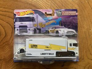 ホットウィール チーム トランスポート LBWK LB-SILHOUETTE GT NISSAN 35GT-RR VER.2 FLIPSIDER HAULER リバティー ウォーク 