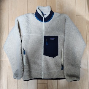 【美品】Patagonia Retro X メンズ・クラシック・レトロX・ジャケット ベージュ M 2021-22モデル 正規店購入