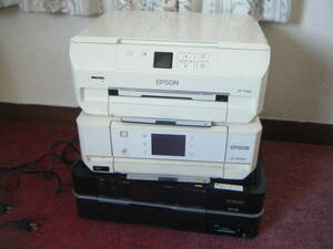 ●EPSON EP-805AW　EP-708A EP-774A インクジェットプリンタ 複合機 ジャンク品3台●