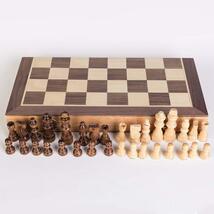 チェスセット 国際チェス 木製 マグネット式 折りたたみチェスボード 収納便利　チェス盤　チェス　chess　駒　セット　コンパクト_画像4