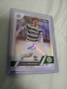 2022-23 Topps Chrome UEFA Club Competitions KYOGO FURUHASHI Auto 直筆サイン 古橋亨梧 セルティック