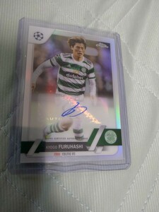 2022-23 Topps Chrome UEFA Club Competitions KYOGO FURUHASHI Auto 直筆サイン 古橋亨梧 セルティック