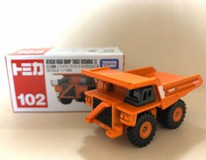 トミカ　日立建機　リジッドダンプトラック　EH3500AC　Ⅱ　No.102　ミニカー　TOMICA　同梱可 HITACHI RIGID DUMP TRUCK (Emot_grd)