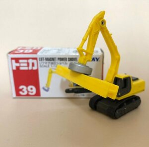 トミカ　リフマグ　油圧ショベル　No.39　ミニカー　TOMICA　同梱可 LIFT-MAGNET POWER SHOVEL (Erng_rov)