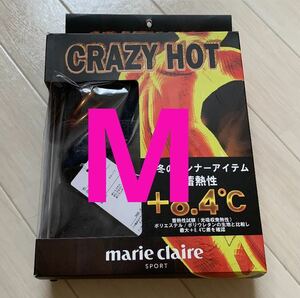  новый товар #4,620 иен [ Marie Claire ]k Lazy hot леггинсы теплоизоляция M Golf одежда спорт одежда черный трико 