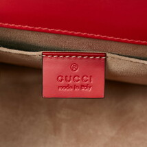 グッチ シルヴィ ハンドバッグ ショルダーバッグ 2WAY 470270 レッド レザー レディース GUCCI 【中古】_画像7