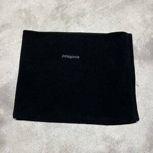 L Patagonia パタゴニア フリース ネックウォーマー ブラック FA02 / ニットキャップ ウール キャップ ビンテージ