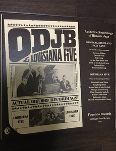 美品　見開きジャケット　Original Dixieland Jazz Band ODJB & Louisiana Five / Authentic Recordings of Historic Jazz 