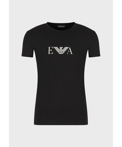 【新品未使用】 定価10010円 EMPORIO ARMANI エンポリオアルマーニ Tシャツ XL ブラック アンダーウェア スリムフィット ボールドロゴ 