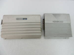 中古 アンプ 2点 ADDZEST アゼスト社製 BASS EXTENDER APA4204 + KENWOOD ケンウッド パワーアンプ KAC-626 ※動作未確認 ／Ｊ