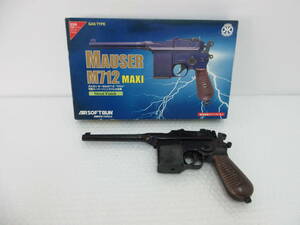 中古 ASGK刻印あり マルシン製 ガスガン MAUSER モーゼル M712 MAXI 可変スーパーソニックバレル仕様 トイガン ※動作未確認 ／P