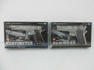 中古 エアガン2点 ASGK刻印 スミス&ウェッソン S&W M645 /centimeter marui series 80 COLT MK Ⅳ ※動作未確認 ／Q