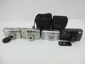 中古 カメラ キャノン Autoboy N130・N150・コニカミノルタ ZOOM130C・ミノルタ P‐TWIN まとめ売り4点 ※通電のみ確認済 ／F