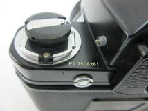 中古 カメラ Nikon ニコン F2 フィルム一眼レフ / Micro-NIKKOR-P・C 1:3.5 55mm + レンズ Zoom-NIKKOR 80~200mm 1:4.5 ※動作未確認 ／D_画像6