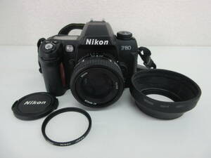 中古 カメラ Nikon ニコン F80 / AF NIKKOR 50mm 1:1.4 D 一眼レフ フィルムカメラ ※通電のみ確認済 ／L