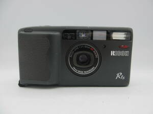 中古 カメラ RICOH R1S リコー 1:3.5 30mm MC MACCRO コンパクトフィルムカメラ ブラック ※通電のみ確認済 ／Q