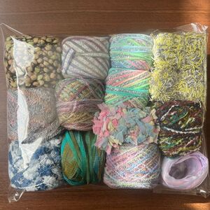 毛糸 編み物 糸 手染め糸 素材糸