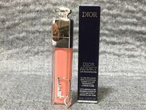 G3L158◆新古品◆ クリスチャンディオール Dior ディオールアディクト リップ マキシマイザー 010 ホログラフィックピンク リップグロス6ml_画像1