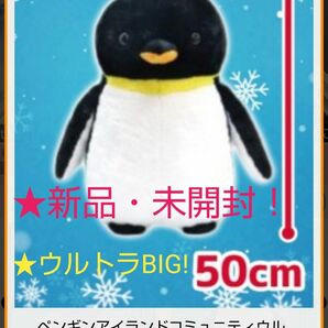 5月中限定sale♪☆特価！【ペンギンアイランド】コミュニティ☆ウルトラBIGぬいぐるみ(B.しこうてい)★未開封！