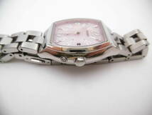 ☆ YMK355 SEIKO セイコー レディース 腕時計 1B22-0BT0 LUKIA ルキア ソーラー電波 文字盤 ピンク系 ☆_画像3