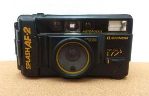 #3650『CHINON/チノン SPLASH AF-2 コンパクトフィルムカメラ 1:3.9 35mm』【稼働未確認/ジャンク出品】