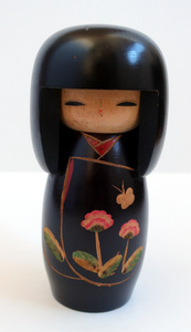  kokeshi . река . Хара произведение внутри . общий . большой .. выигрыш автор произведение общая длина 12.4cm