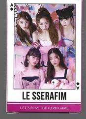 ☆超レア！■LE SSERAFIM/ル・セラフィム■トランプカード54枚/Ver.2■韓国■宮脇咲良/中村一葉/キム・チェウォンIZ*ONE