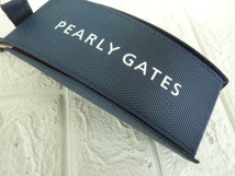 T843A 未使用品 PEARLY GATES パーリーゲイツ メガネケース サングラスケース ゴルフ用品 メガネ拭き付 フック付 GOLF 眼鏡 ケース_画像2