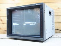 ☆【1W1128-11】 SONY ソニー カラービデオモニター PVM-D14L5J 14型 トリニトロン ジャンク_画像1