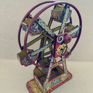 ferris wheel tintoy ブリキ 観覧車 箱無し 可動品 全高42cm ジャンクの画像4