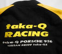 taka-Q　RACING　PORSCHE956　NISSAN　R810V　taka-QZ　袖革　スタジャン（L）_画像6