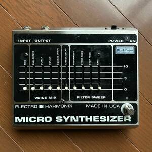 electro-harmonics MICRO SYNTHESIZER 90s reissue RE-J project mod /analog.man big muff エレハモ モディファイ 改造