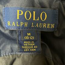 POLO Ralph Lauren ラルフローレン 中綿入り ジャケット M 紺 ネイビー ワンポイント 刺繍ポニー ワッペン HTK2738_画像5