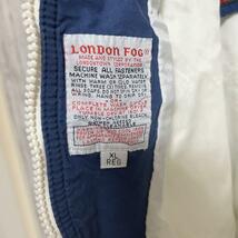 90's LONDON FOG ロンドンフォグ セーリングジャケット ナイロンジャケット 2XL 緑 アイボリー 90年代ヴィンテージ HTK2796_画像8